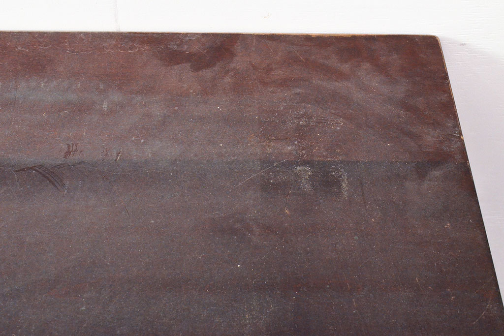 和製ビンテージ　松本民芸家具　別注品　落ち着いた大人の空間作りにおすすめのダイニングテーブル(作業台、ヴィンテージ)(R-053252)