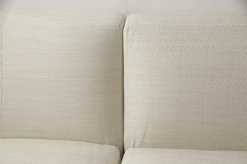 中古　超美品　arflex(アルフレックス)　VASCA(ヴァスカ)(ファブリックF3)　125DL+150R　2.5人掛けソファ(定価44万円+51万円=95万円)(2人掛けソファ、3人掛けソファ)(R-057777)
