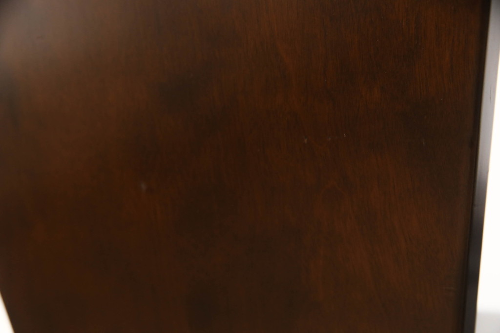 中古　星野民芸(星野民藝)　本革　天然桜材のシックな色合いが魅力的なダイニングチェア2脚セット(イス、椅子、レザー)(R-061476)