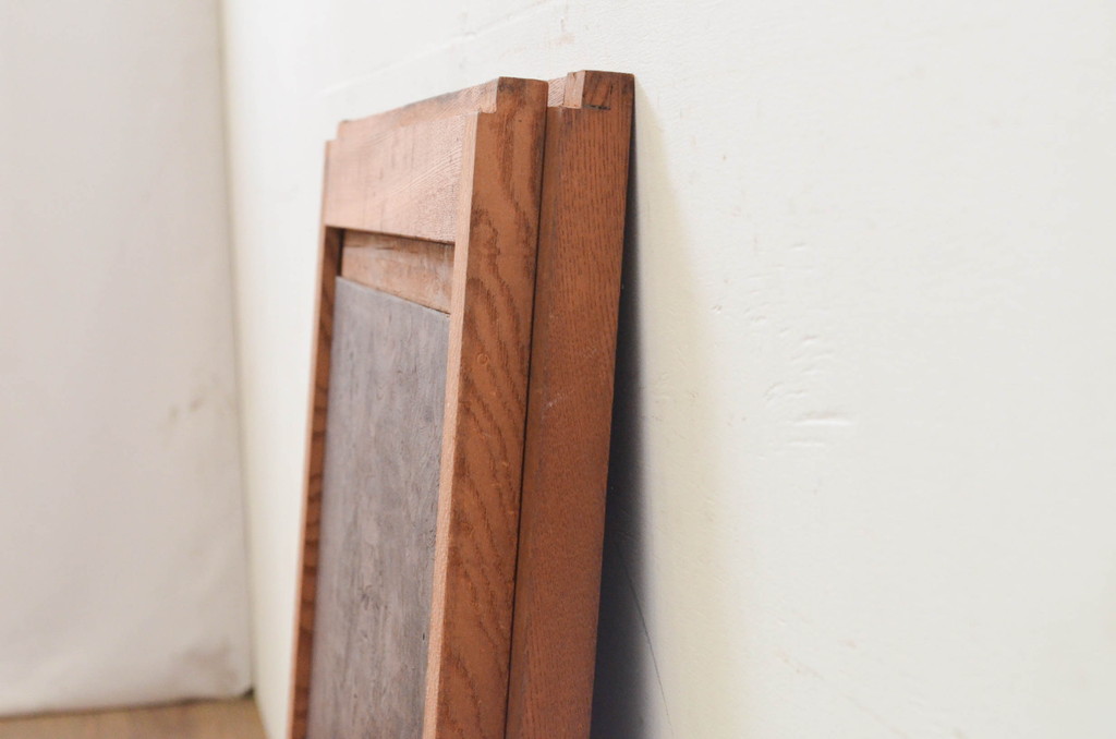 アンティーク建具 高級品!! 総欅(ケヤキ)材 玉杢無垢材 落ち着い