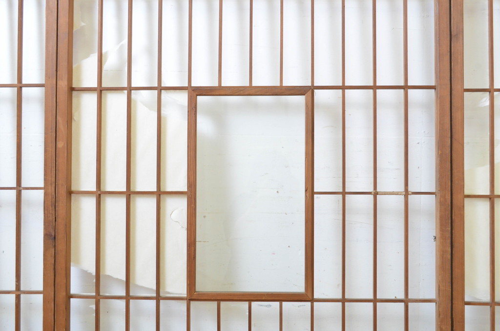 上品なスタイル アンティーク建具 落ち着きのある和を演出する障子戸3枚セット 建具