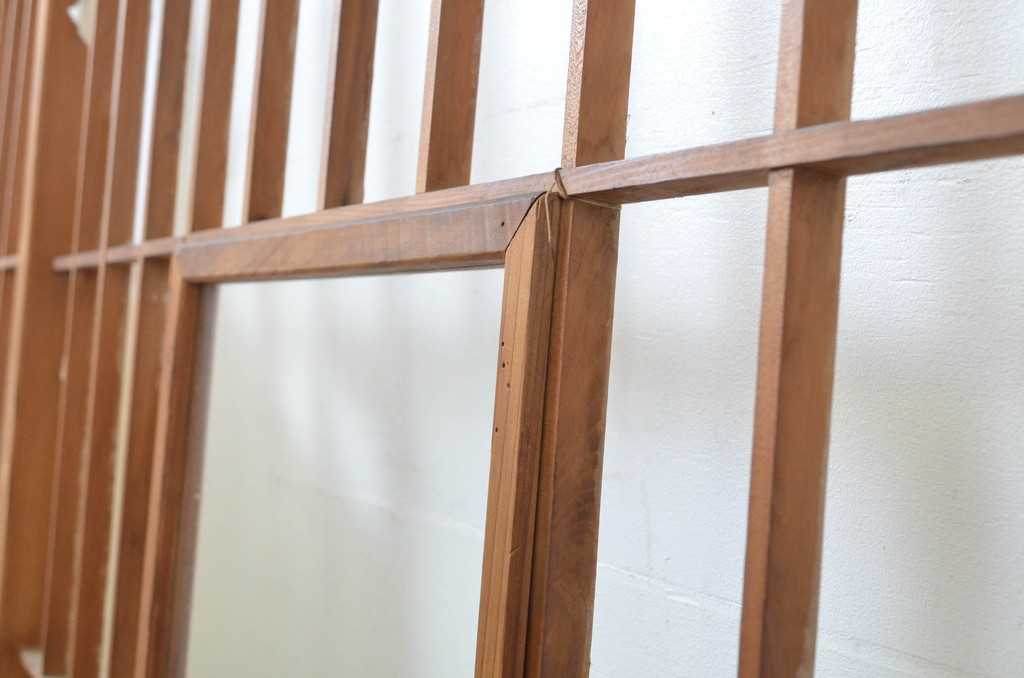 アンティーク建具 落ち着きのある和を演出する障子戸3枚セット