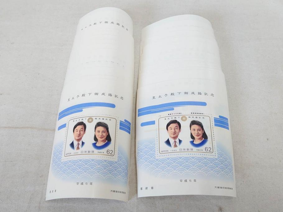 未使用切手　日本郵便　額面429,000円以上　切手シート・バラ等一式まとめてセット(記念切手、切手帳、切手コレクション、皇太子殿下御成婚記念、馬と文化シリーズ、ふるさと切手アルバム)(R-078245)