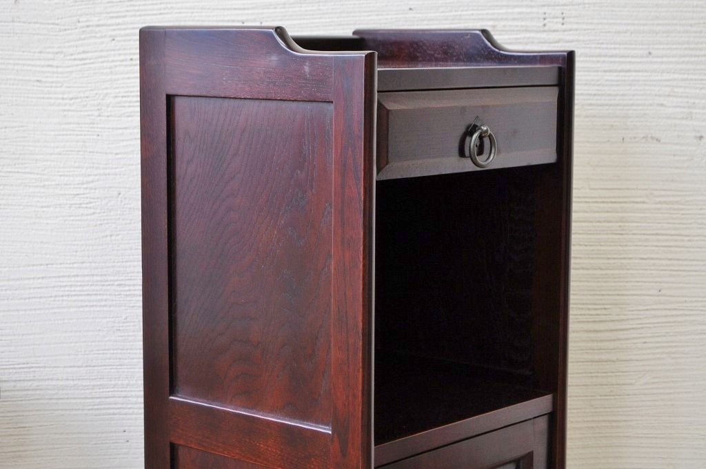 中古　飛騨産業キツツキマーク電話台