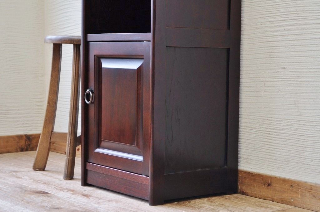 中古　飛騨産業キツツキマーク電話台