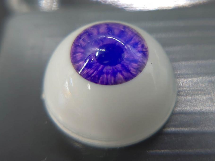 GLASTIC REALISTIC EYES　16mm　DARK BROWN/VIOLET　ドールアイ37セット(全75個)(ビスクドール、人形パーツ、グラスアイ、ガラス、目玉、瞳、創作、ハンドメイド)(R-078250)