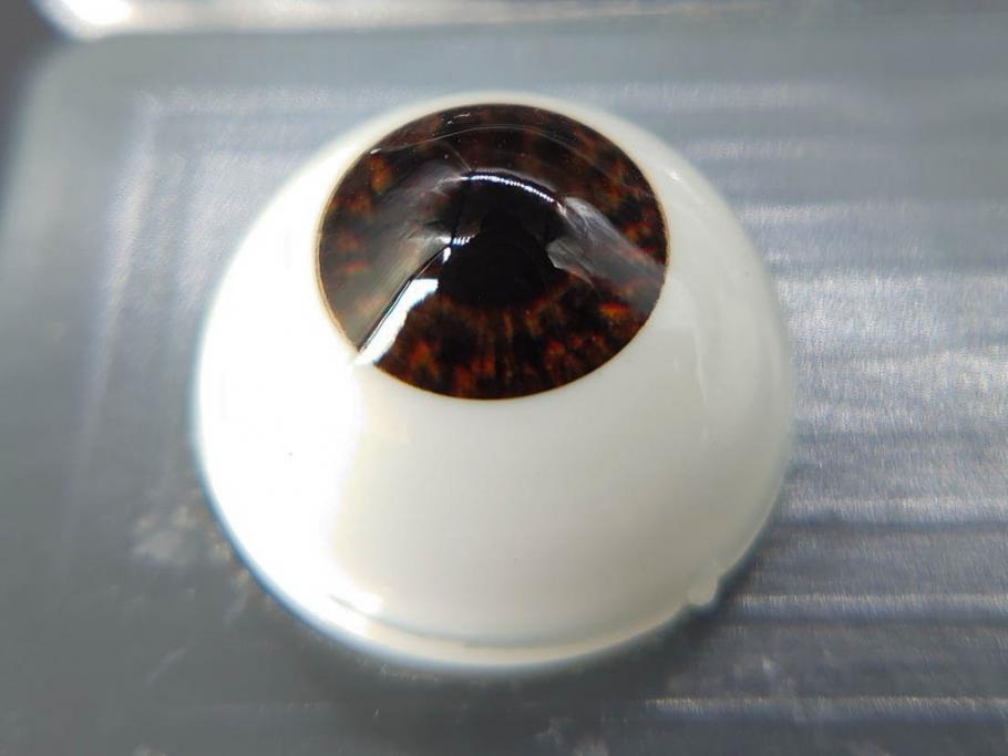 GLASTIC REALISTIC EYES　16mm　DARK BROWN/VIOLET　ドールアイ37セット(全75個)(ビスクドール、人形パーツ、グラスアイ、ガラス、目玉、瞳、創作、ハンドメイド)(R-078250)