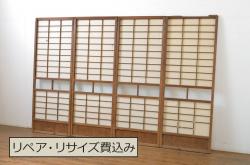 ★古いアイアンの窓柵(フェンス、面格子)