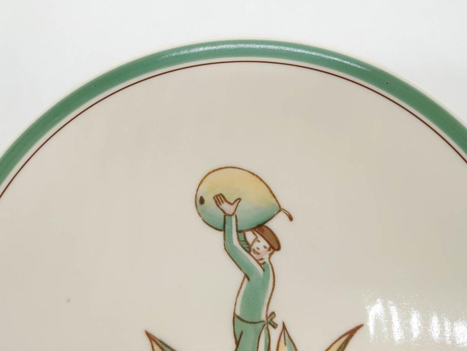 デンマーク　ROYAL COPENHAGEN(ロイヤルコペンハーゲン)　B級品　934/3481　935/3481　どんなシーンにも合わせやすいフルーツプレート2枚セット(果物モチーフ、皿、ディッシュ、洋食器)(R-078333)