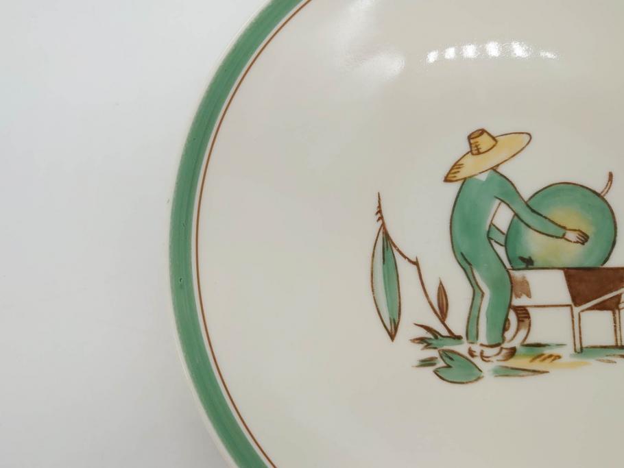 デンマーク　ROYAL COPENHAGEN(ロイヤルコペンハーゲン)　B級品　934/3481　935/3481　どんなシーンにも合わせやすいフルーツプレート2枚セット(果物モチーフ、皿、ディッシュ、洋食器)(R-078333)