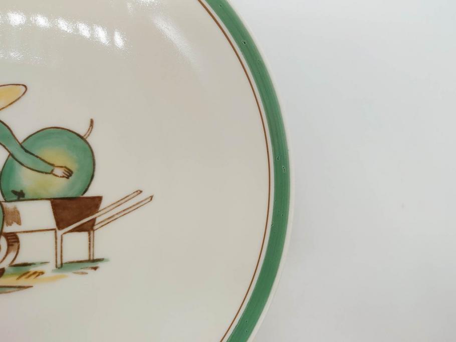 デンマーク　ROYAL COPENHAGEN(ロイヤルコペンハーゲン)　B級品　934/3481　935/3481　どんなシーンにも合わせやすいフルーツプレート2枚セット(果物モチーフ、皿、ディッシュ、洋食器)(R-078333)