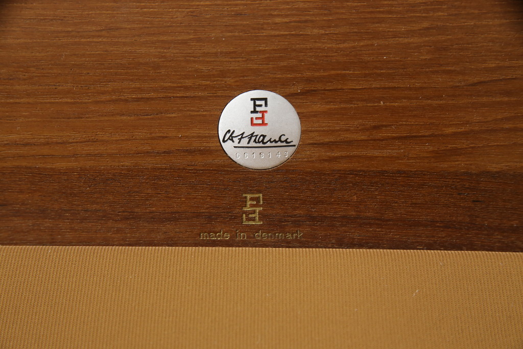 デンマークビンテージ　France&Son(フランス&サン)　Ole Wanscher(オーレ・ヴァンシャー )デザイン　Model.169　3人掛けソファ(3シートソファ、3シーター、三人掛けソファ、北欧、ヴィンテージ)(R-076496)