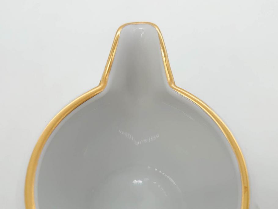 ヘレンド　ハンガリー　HEREND HVNGARY　「ロスチャイルド・バード」649/RO　「フルーツコンポジション」1253/CFR　「ヴィクトリア・ブーケ」　華やかな絵が美しいクリーマー・プレート・ジャム/マーマレード3点セット(金彩、鳥、蝶、花、果物、変形皿、洋食器)(R-078334)　　