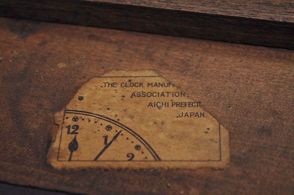アンティーク雑貨　大正〜昭和初期　アンティーク掛け時計(ボンボン時計)