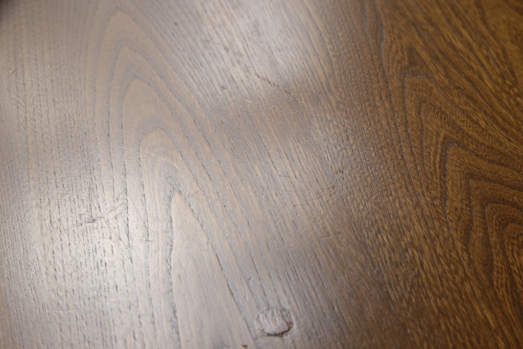 ヴィンテージ家具　イギリスビンテージ　ERCOL(アーコール)　エルム材　クラシカルな印象のダイニングテーブル(リフェクトリーテーブル)(R-053474)