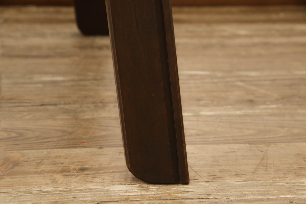 中古　松本民芸家具　#70型食卓　脚のデザインがおしゃれなダイニングテーブル(4人掛け)(定価約22万円)(R-058565)