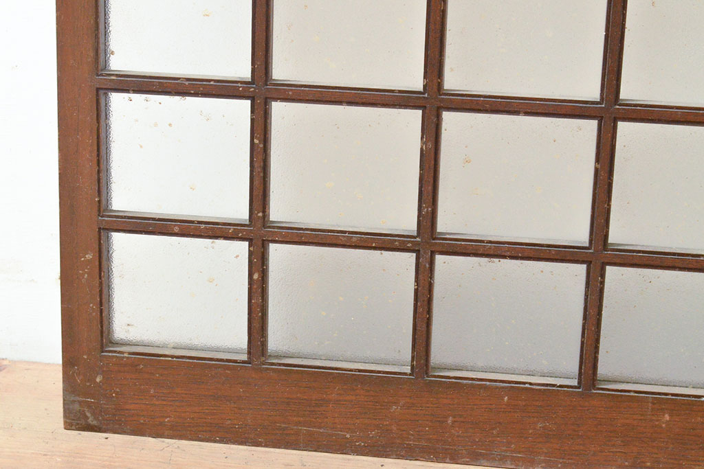 アンティーク建具　すらっとした佇まいが上品なガラス扉(ドア、建具)(R-050565)