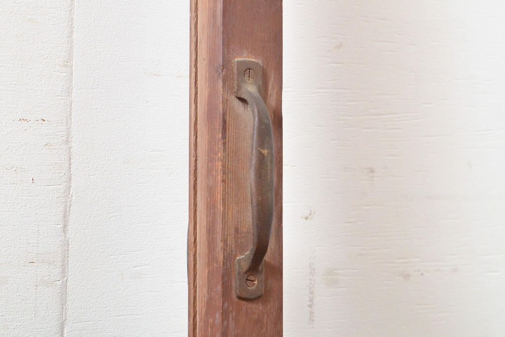 和製アンティーク　素朴な雰囲気を醸し出す木製扉(ドア、建具)(R-053997)