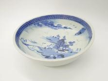 大清光緒年製　色絵染付　深鉢3客(伊万里、中国?)(R-052199)
