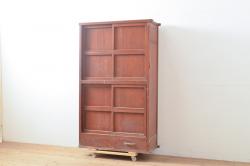 【オーダー家具実例】ラフジュ工房オリジナル商品を参考に、ご希望のサイズ、色味でマス目棚を新規製作!木脚も取り付けました。(飾り棚、収納棚、本棚、オープンラック)
