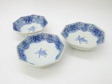 和製アンティーク　九谷赤絵　箱付き　急須・湯呑茶碗　茶器セット(九谷焼、和食器)