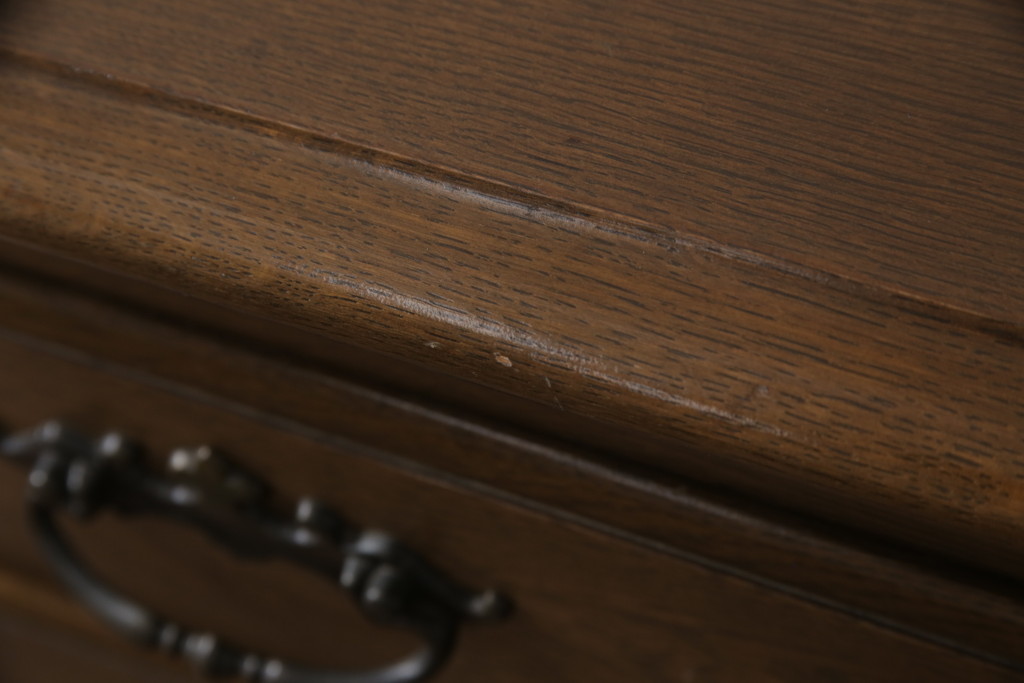 中古　横浜クラシック家具　ノックオンウッド(knockonwood)　Hand Made　上品なデザインが美しいサイドチェスト(サイドボード、引き出し、リビングボード)(R-058702)