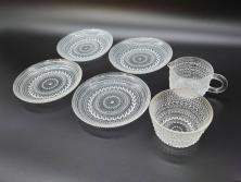 オールドノリタケ　NORITAKE　湖図　ハンドペイント　レトロでかわいらしいプレート・ボウル(皿、小鉢、深皿、洋食器)(R-061065)