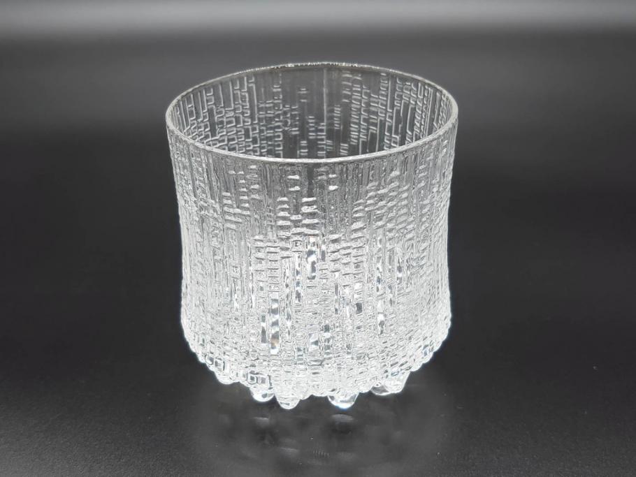 iittala(イッタラ)　Ultima Thule(ウルティマツーレ)シリーズ　職人による繊細な技法が美しいロックグラス2客セット(ガラス、オールドファッショングラス、ペア、北欧食器)(R-071568)