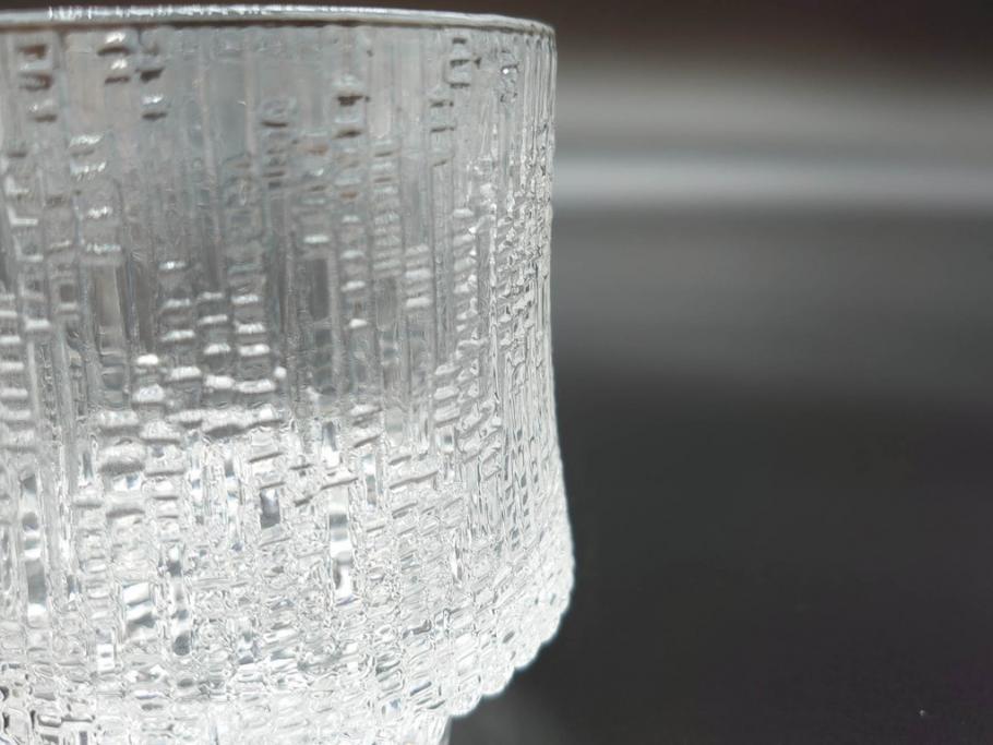 iittala(イッタラ)　Ultima Thule(ウルティマツーレ)シリーズ　職人による繊細な技法が美しいロックグラス2客セット(ガラス、オールドファッショングラス、ペア、北欧食器)(R-071568)