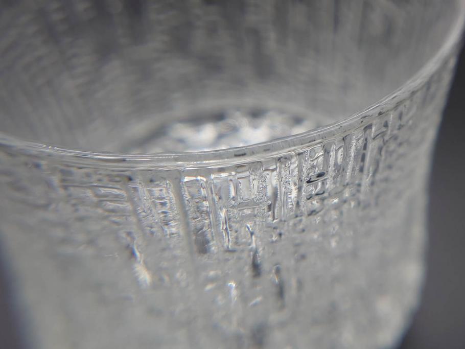 iittala(イッタラ)　Ultima Thule(ウルティマツーレ)シリーズ　職人による繊細な技法が美しいロックグラス2客セット(ガラス、オールドファッショングラス、ペア、北欧食器)(R-071568)