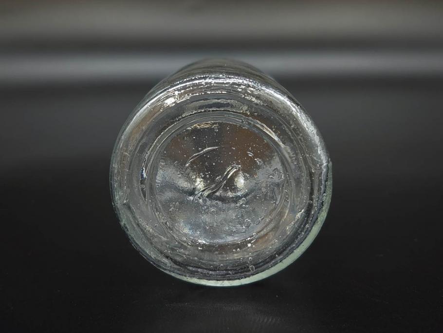 大正〜昭和初期　様々な用途に使える小瓶5個セット(気泡、ガラスビン、硝子、ボトル、薬瓶、花瓶、花入れ、花器)(R-077074)
