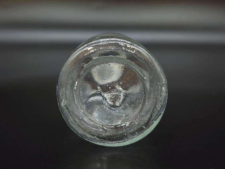 大正〜昭和初期　様々な用途に使える小瓶5個セット(気泡、ガラスビン、硝子、ボトル、薬瓶、花瓶、花入れ、花器)(R-077081)