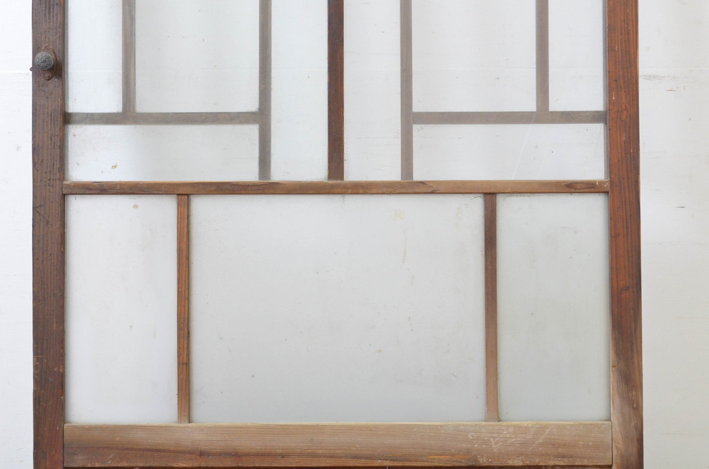 売れ筋介護用品も！ アンティーク建具 大正ロマン溢れる背の高い扉1枚(ドア、片 建具
