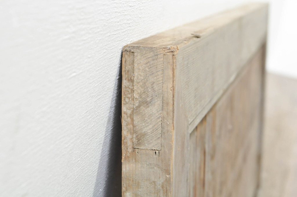 アンティーク建具　和の趣溢れる筬欄間1枚(格子欄間、明かり取り、明り取り、おさらんま、オサランマ)(R-076074)