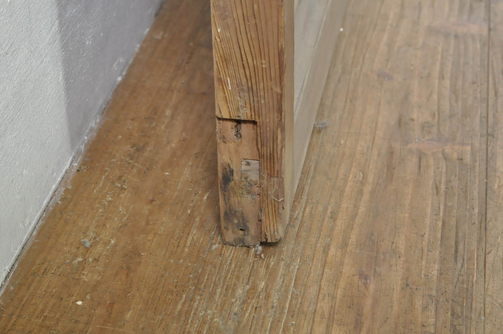 アンティーク建具　和モダンな空間づくりにおすすめの荒格子戸1枚(引き戸、格子戸)(R-076328)
