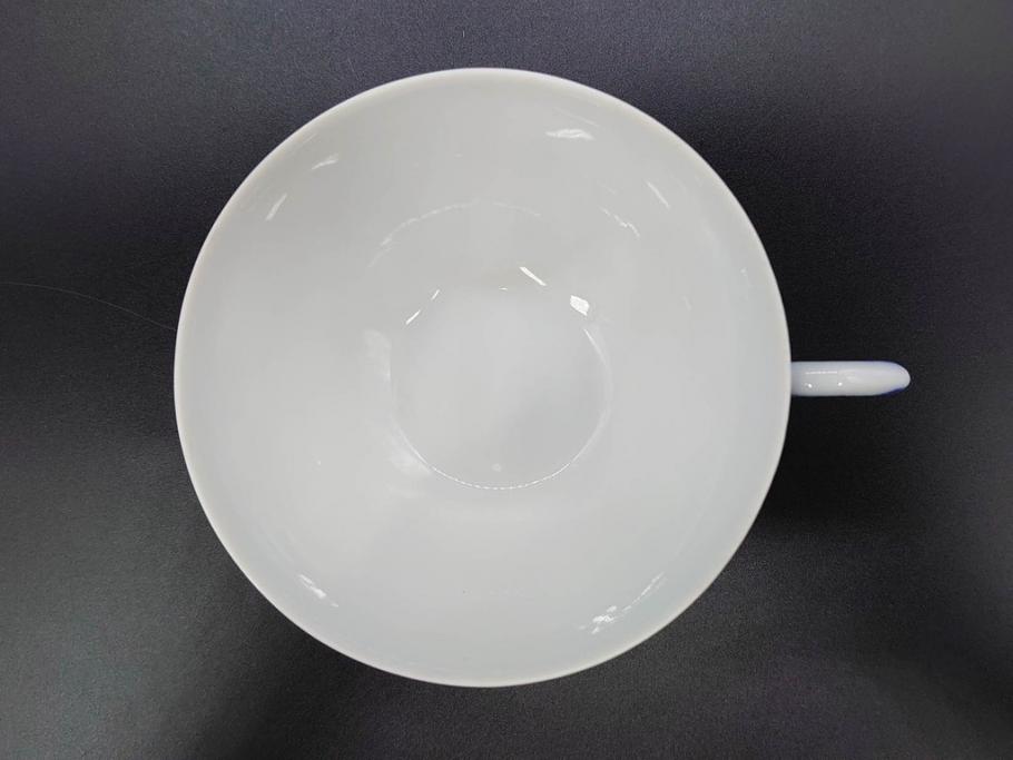 デンマーク　ROYAL COPENHAGEN(ロイヤルコペンハーゲン)　ブルーフルーテッド　ハーフレース　525　上品なデザインのティーカップ&ソーサー5客セット(洋食器、C&S)(R-078345)
