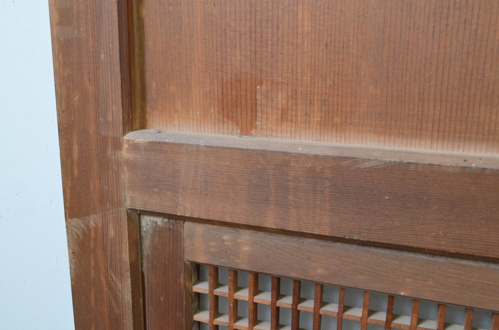 アンティーク建具 格子入り 風情のある佇まいが魅力的な幅狭