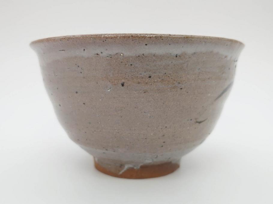 西岡小十　小次郎窯　絵唐津　上質な和の雰囲気漂う茶碗(抹茶碗、茶道具、茶器、和食器、共箱付き)(R-070968)