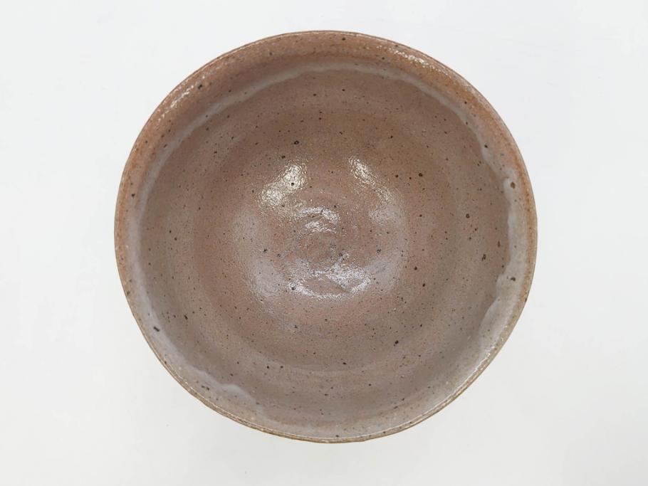 西岡小十　小次郎窯　絵唐津　上質な和の雰囲気漂う茶碗(抹茶碗、茶道具、茶器、和食器、共箱付き)(R-070968)