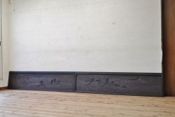 古民具　旧家の透かし彫り欄間2枚セット