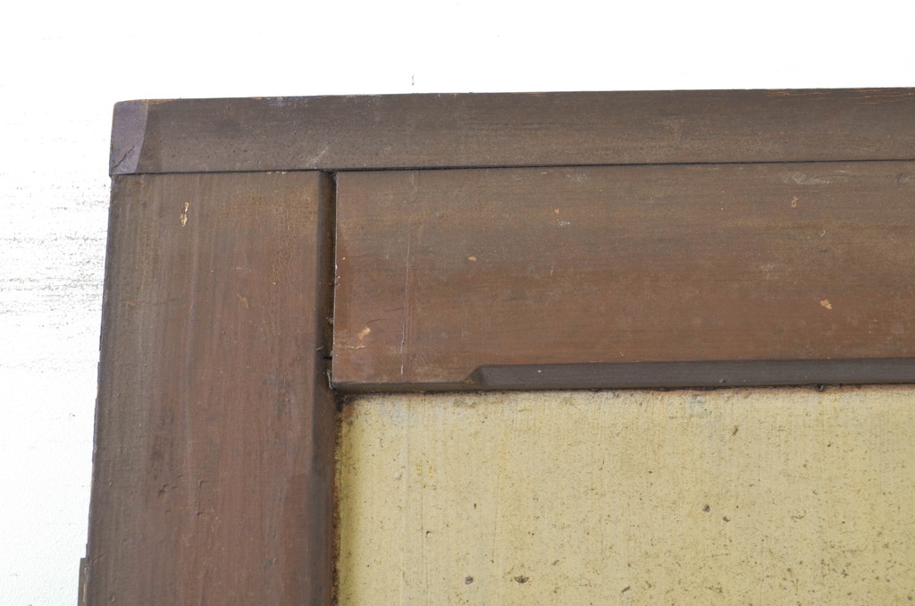 アンティーク建具　ペイント仕上げ限定　レトロな雰囲気を醸し出すドア1枚(扉、木製扉、玄関ドア)(R-064098)