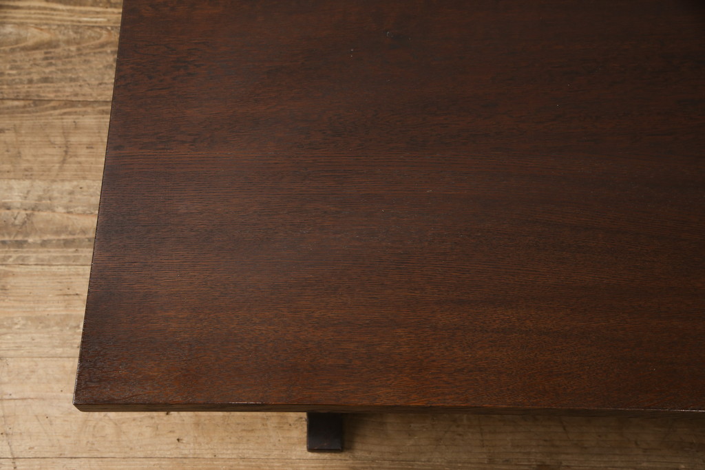 和製ビンテージ　ヴィンテージ家具　松本民芸家具　タモ材　上質な大人の空間づくりにぴったりな折りたたみ座卓(ローテーブル、ちゃぶ台、文机、センターテーブル、折り畳み)(R-058883)
