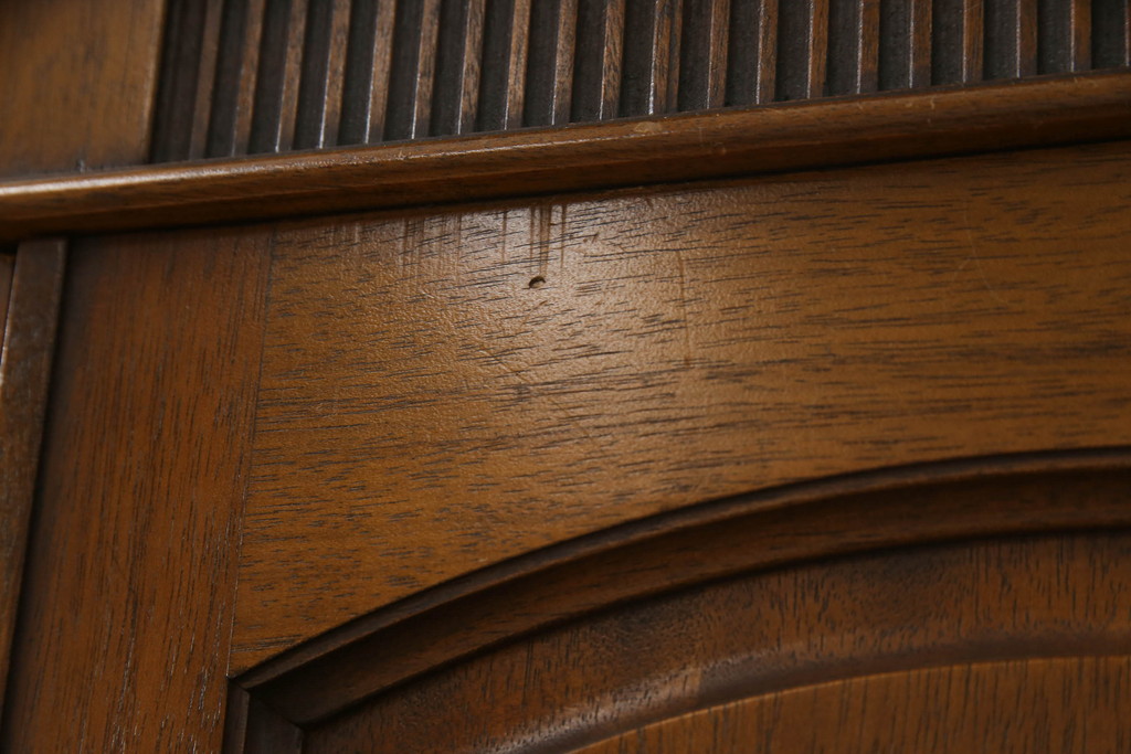 中古　DREXEL HERITAGE(ドレクセルヘリテイジ)　Triune(トライユン)シリーズ　マホガニー材の木肌が美しいワードローブ(定価約90万円)(引き出し付き、キャビネット、収納棚、戸棚)(R-052650)