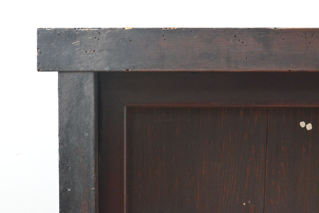 和製アンティーク　和モダンな雰囲気のお部屋にぴったりな水屋サイドボード(食器棚、キャビネット、収納棚、戸棚)(R-054010)