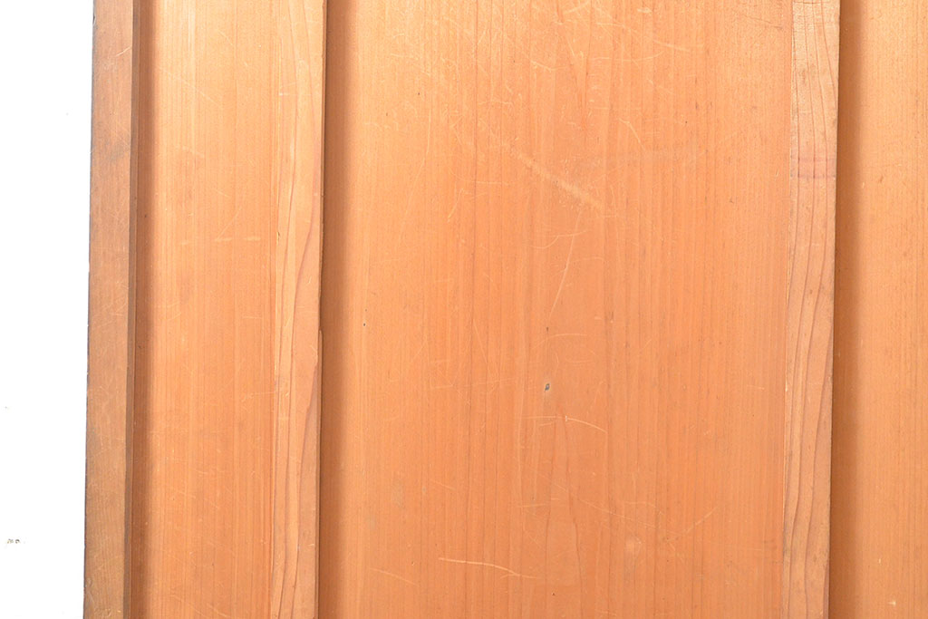 アンティーク建具　使い込まれた味わいが魅力的な板戸扉(ドア、建具)(R-054148)