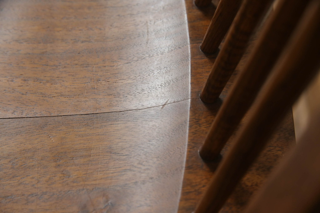 アメリカビンテージ　レア　ジョージナカシマ　刻印なしの年代もの!!　小田急ハルク購入　コノイドチェア(CONOID CHAIR)　CN101　スタイリッシュな佇まいのサイドチェア(ジョージ・ナカシマ、板座チェア、ダイニングチェア、椅子、イス)(R-068123)