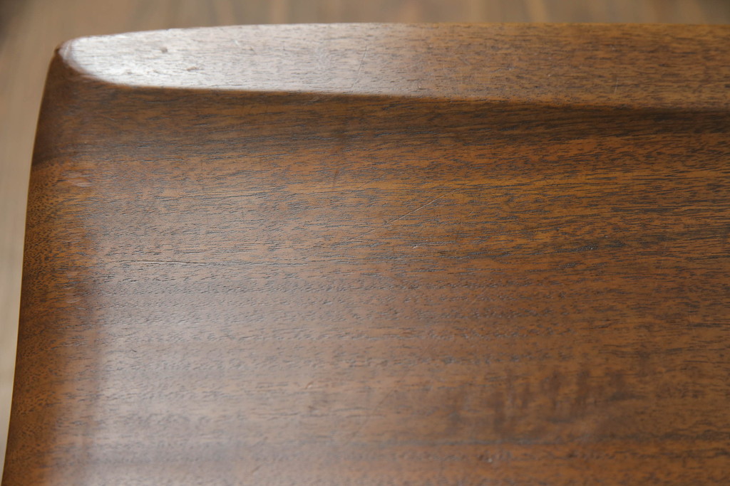 アメリカビンテージ　レア　ジョージナカシマ　刻印なしの年代もの!!　小田急ハルク購入　コノイドチェア(CONOID CHAIR)　CN101　スタイリッシュな佇まいのサイドチェア(ジョージ・ナカシマ、板座チェア、ダイニングチェア、椅子、イス)(R-068123)