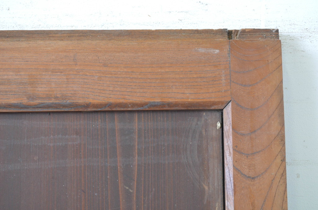 アンティーク建具 枠欅ケヤキ材 趣のある和空間におすすめの幅広帯戸