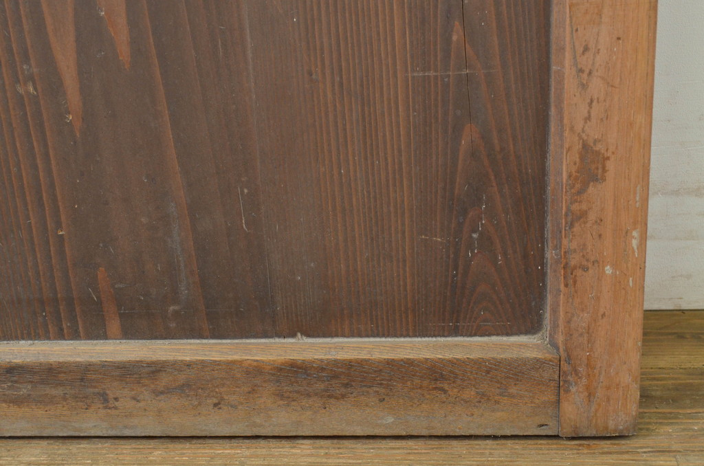 アンティーク建具 枠欅ケヤキ材 趣のある和空間におすすめの幅広帯戸