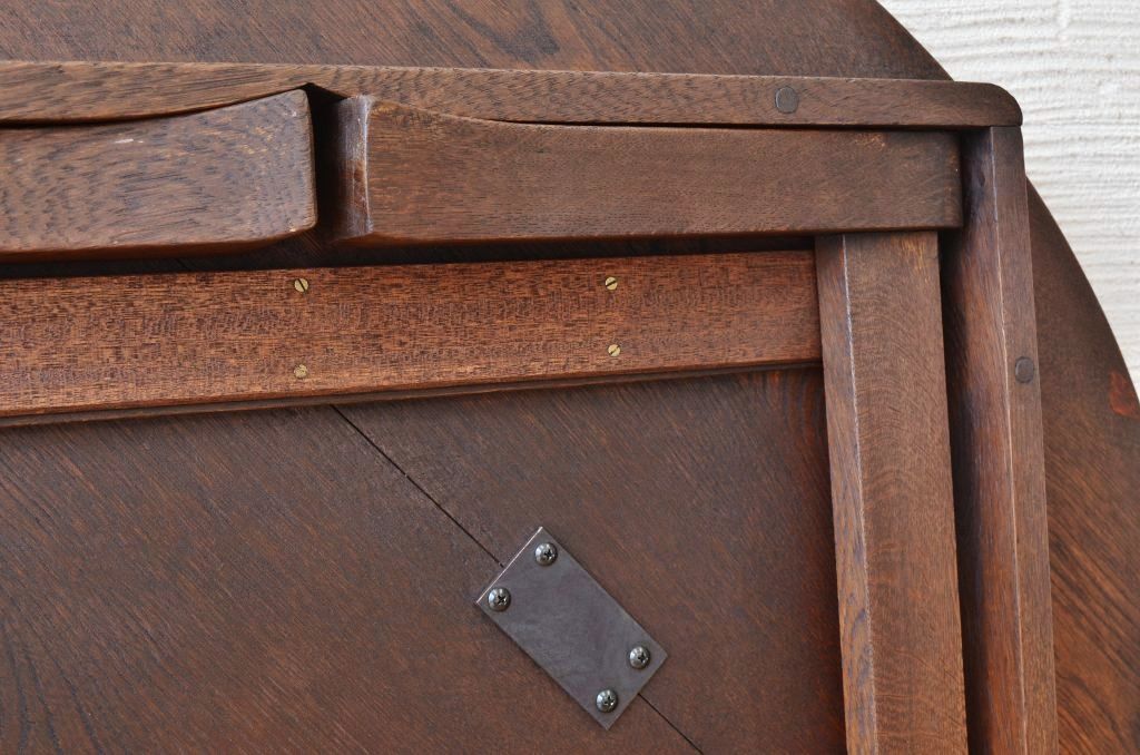 レトロ家具　レトロなアンティーク　丸型ちゃぶ台1